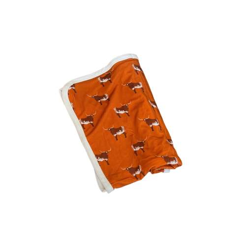 Longhorn Bamboo Swaddle Blanket