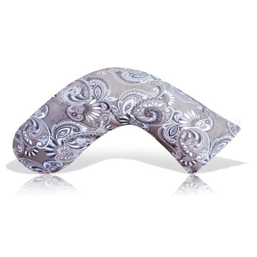 Luna Lullaby Nursing Pillow - Taupe Paisley