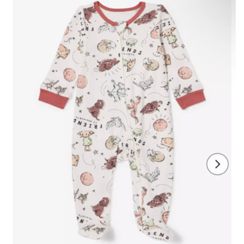 Harry Potter Magical Creatures Chibi Allover Print Infant One-Piece | BoxLunch