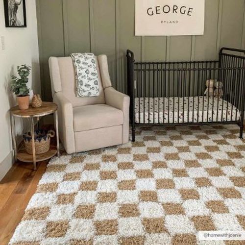 Hauteloom Rectangle Area Rug Mustard