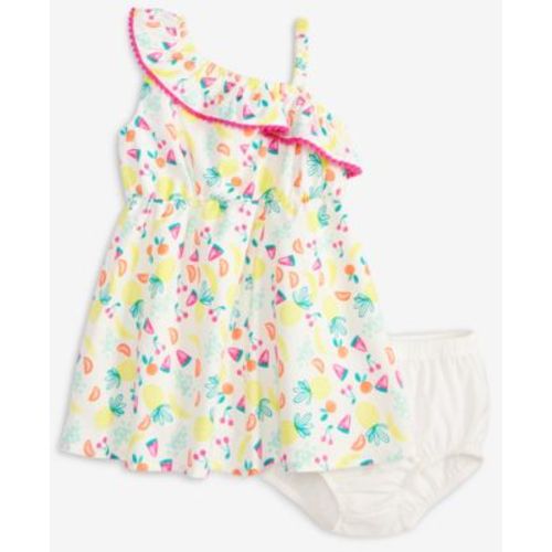 Baby Girls Fruit Toss Printed Dress & Bloomer, 2 Piece Set, Exclusively at Macy's