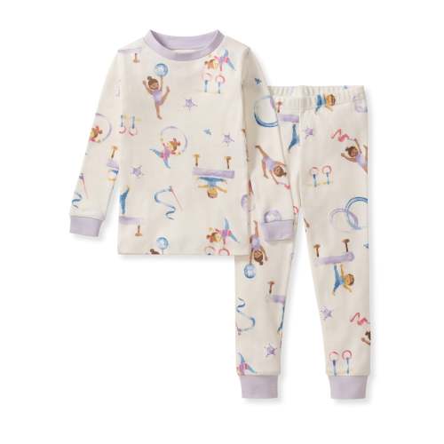 Little Gymnasts Organic Cotton Two-Piece Pajamas – Burt's Bees Baby