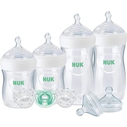 NUK Simply Natural™ Bottles with SafeTemp, Gift Set, 0+ Months