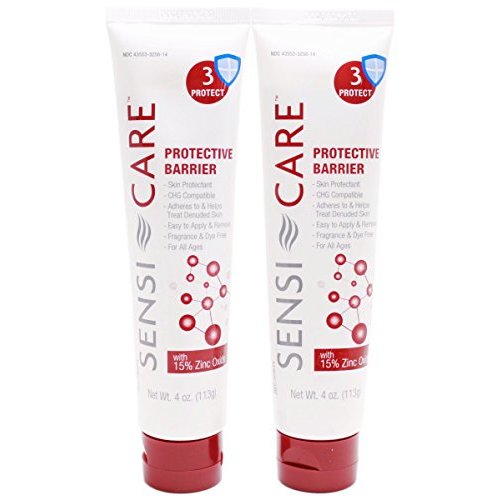 Medline Remedy Specialized Protect Zinc Oxide Paste Skin Protectant 4 oz Tube (Pack of 2 Tubes)