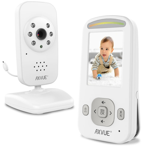 Video Baby Monitor, Slim Handheld, Non-Slip Design, 2.4" Vertical Screen Monitor & Digital Cameras