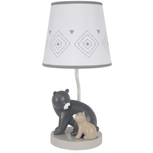 Woodland Forest Lamp with Shade & Bulb