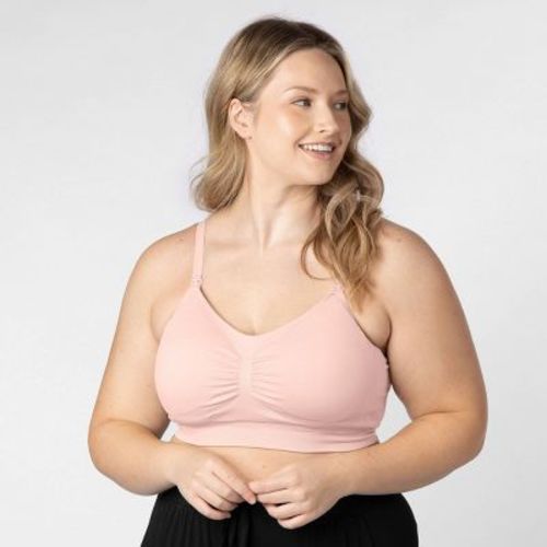 Kindred By Kindred Bravely Women's Pumping + Nursing Hands Free Bra - Soft Pink Xl