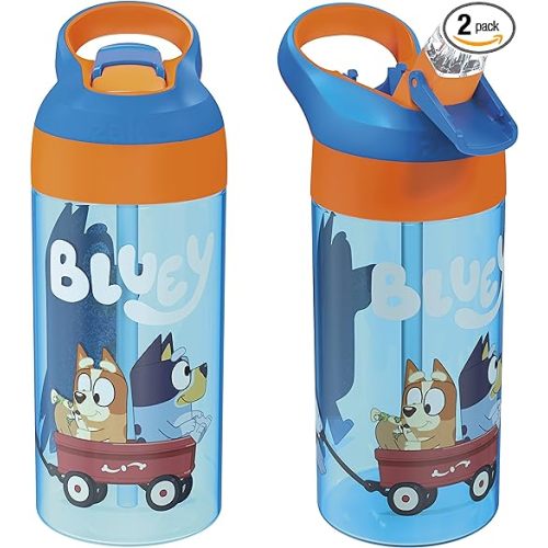  The First Years Bluey Insulated Sippy Cups - Dishwasher Safe Spill  Proof Toddler Cups - Ages 12 Months and Up - 9 Ounces - 2 Count : Baby