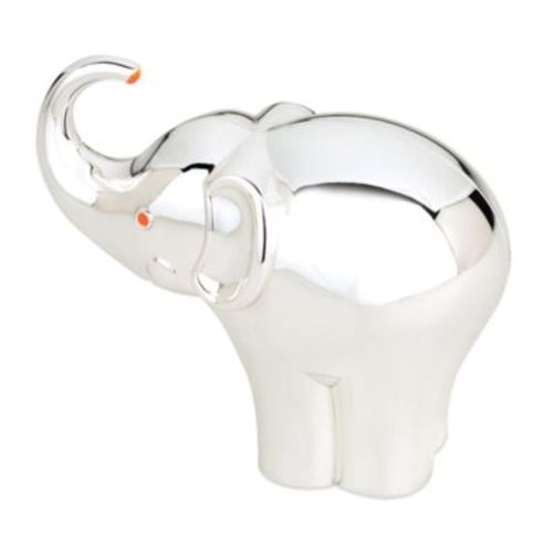 Jungle Parade Silverplated Musical Elephant