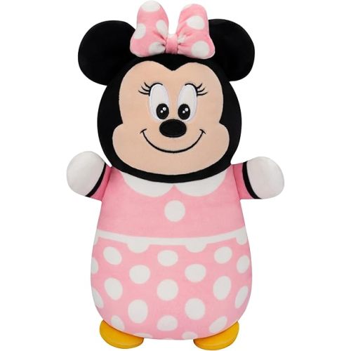 Squishmallows Original Disney 10-Inch Minnie Mouse HugMees - Medium-Sized Ultrasoft Official Jazwares Plush