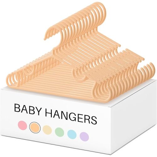 Hsei 40 Pack Pastel Color Kids Nursery Hangers