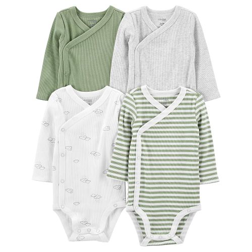 Simple Joys by Carter's unisex-baby 4-pack Side Snap Bodysuit
