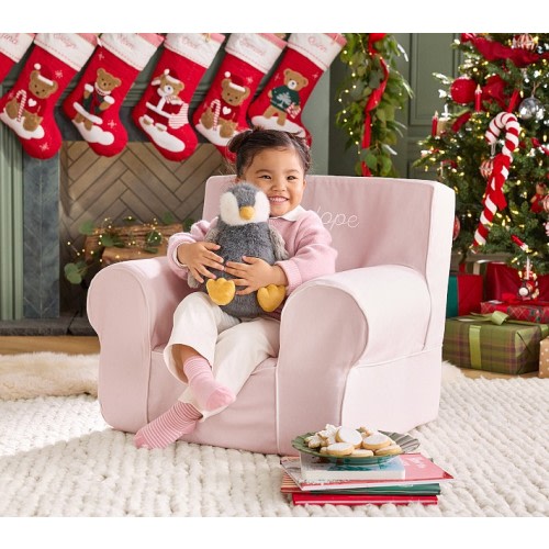 Anywhere Chair®, Pearl Twill With White Piping