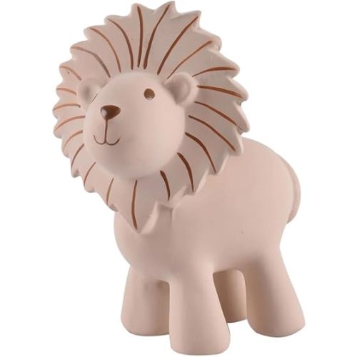 Tikiri My First Safari Lion Natural Rubber Rattle (Brown)