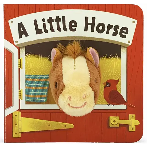 A Little Horse - Finger Puppet Board Book for Little Pony & Farm Lovers, Ages 1-4