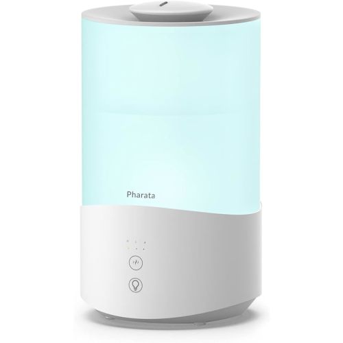 Humidifiers for Bedroom, 4.0L Humidifier with Essential Oil Diffuser, Top Fill Ultrasonic Cool Mist Humidifier for Large Room, Sleep Mode, Adjustable mist output, Auto Shut-Off