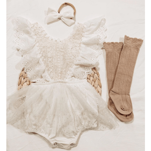 Sophia lace romper