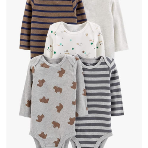 Simple Joys by Carter's Unisex Babies' Long-Sleeve Bodysuit