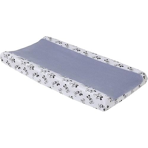 Disney Mickey Mouse - Timeless Mickey Super Soft Baby Blue Changing Pad Cover