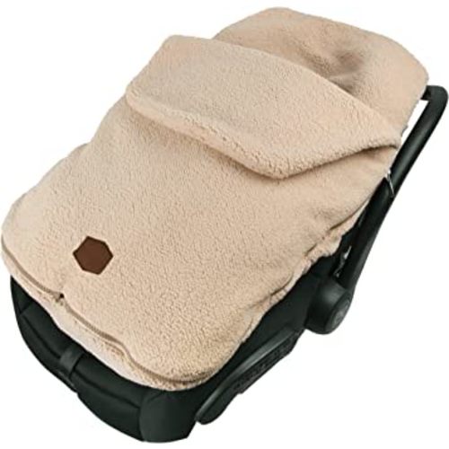 JJ Cole Bundle Me Winter Baby Car Seat Cover and Bunting Bag - Sherpa Lined Infant Car Seat and Baby Carrier Cover - Cozy Winter Baby Car Seat Covers - Original Shearling