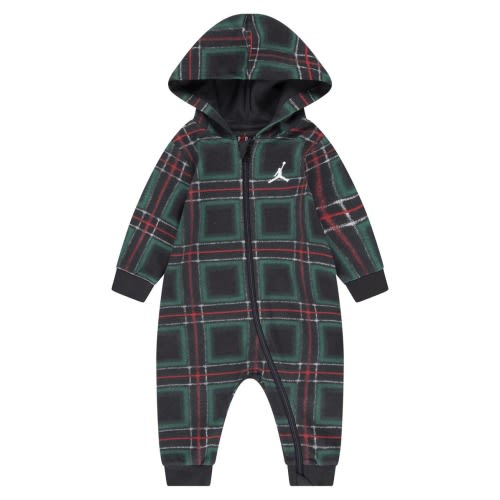 Brooklyn Fleece Hooded Romper, 6M