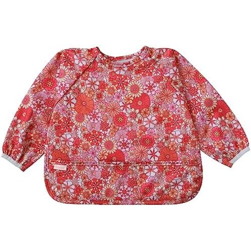 Torange Baby Bib, Long Sleeve Bib for Toddler, Waterproof Bibs for Baby, Baby-Led Weaning Smock, Machine Washable Feeding Bib