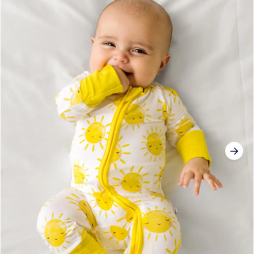 Little Sleepies Pajamas for Baby Boys & Girls, Viscose from Bamboo Baby Pajamas, Preemie & Newborn Sleepers, 2-Way Zipper PJs
