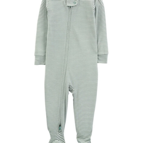 Baby Striped 1-Piece PurelySoft Footie Pajamas - Carter's | Carter's