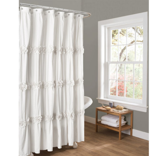 Lush Decor Darla Single Shower Curtain & Reviews | Wayfair