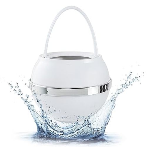 Crystal Quest White Bath Ball Water Filter – Reduces Contaminants for Softer, Smoother Skin - BPA Free
