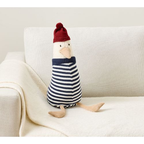 Clarence Seagull Shaped Pillow