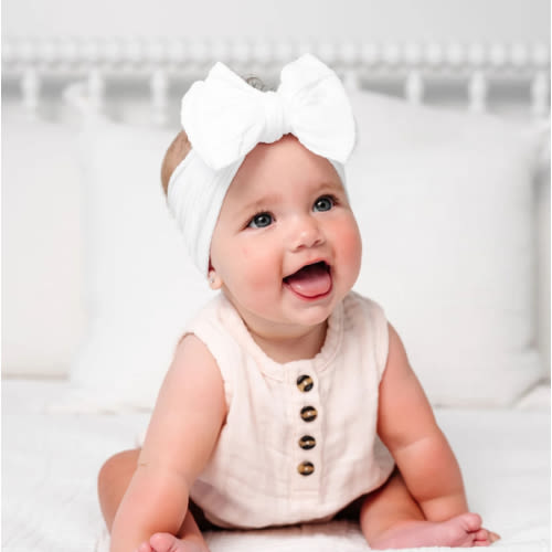 Cable Knit Headband - White