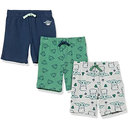 Amazon Essentials Disney | Marvel | Star Wars Baby Boys' Shorts, Multipacks