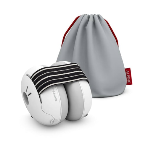 Alpine Muffy Baby Ear Protection for Babies and Toddlers up to 36 Months - CE & ANSI Certified - Noise Reduction Earmuffs - Comfortable Baby Headphones Against Hearing Damage & Improves Sleep - Black