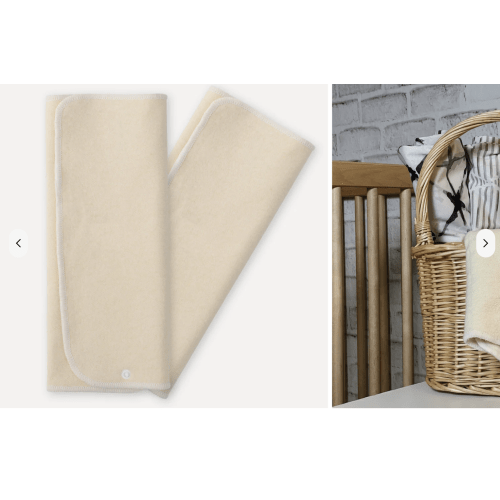 2 Layer Hemp Prefold 2 Pack with Snaps