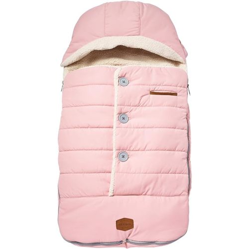 JJ Cole Bundle Me Winter Toddler Car Seat Cover and Bunting Bag - Urban - Weather Resistant Baby Carrier Cover - Stroller Accessories and Winter Baby Essentials - Blush Pink