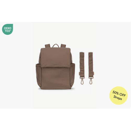 Diaper Backpack with Stroller Straps
