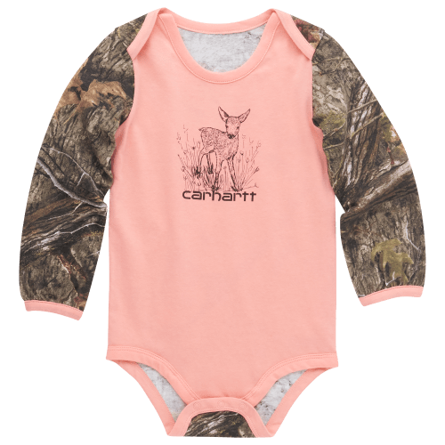 Carhartt Camo Fawn Long-Sleeve Bodysuit for Babies