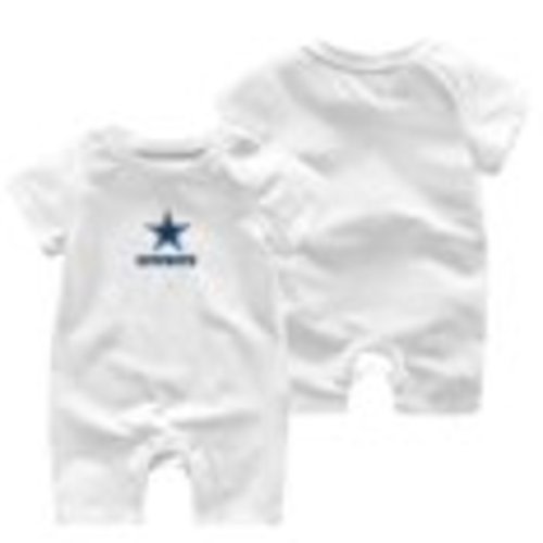 Cowboys Football team fan T-Shirt Logo Newborn Baby short sleeve jumpsuit One Piece Toddler Boys & Girls Outfits Round Neck Romper Bodysuit