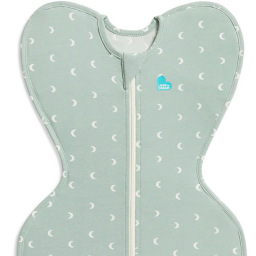 Swaddle Up™ 1.0 TOG Cotton Olive Moon