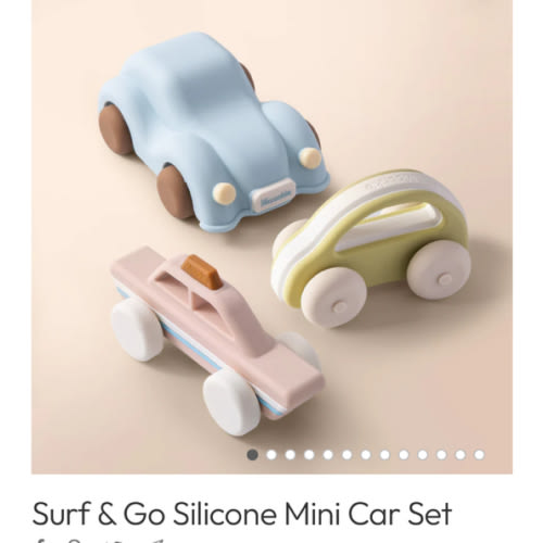 Surf & Go Silicone Mini Car Set