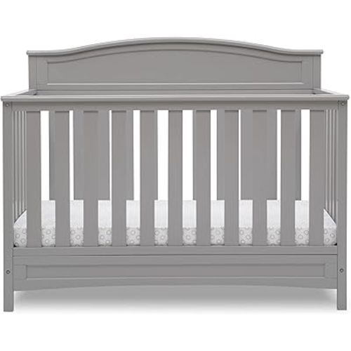 Delta Children Emery 4-in-1 Convertible Baby Crib, Pack of 1, Grey