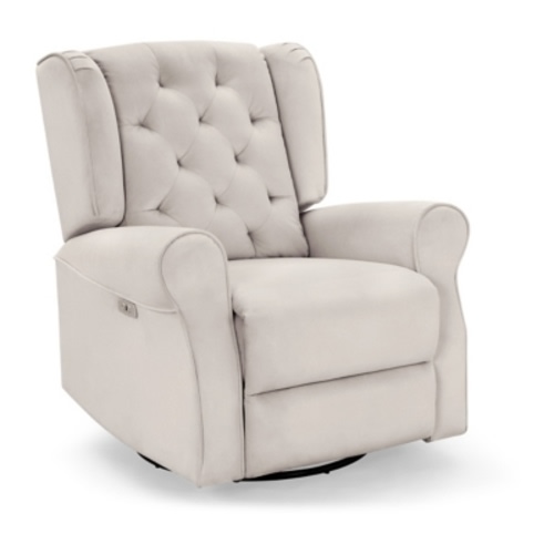 Delta Children Emmie Electronic Power Recliner and Swivel Glider