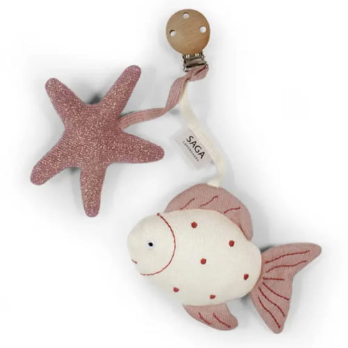 Organic Cotton Ocean Stroller Toy