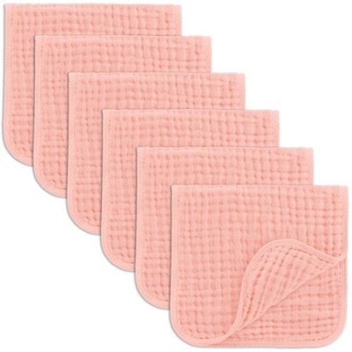 Muslin Burp Cloths Large 100% Cotton by Comfy Cubs, Color: Lace, Size: pack of 6