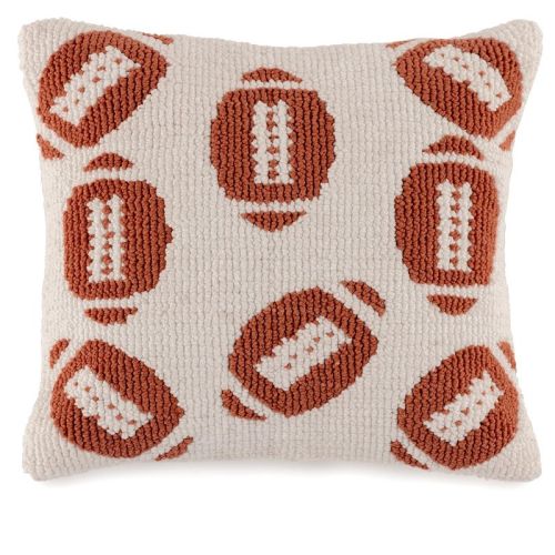 Shiraleah Decorative Pillow with Football Print