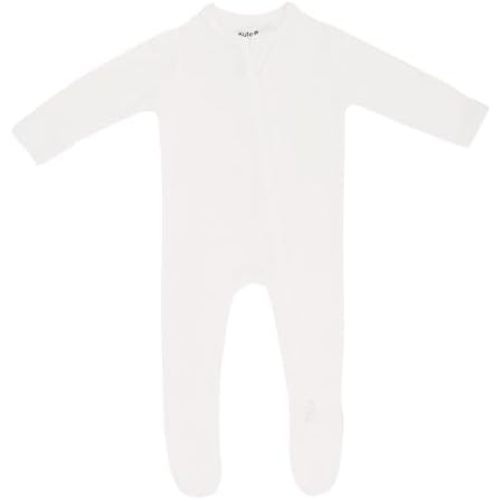 KYTE BABY Unisex Zipper Closure Footies, Rayon Made From Bamboo, 0-24 Months
