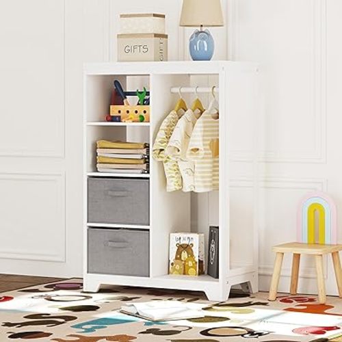 UTEX Armoire with Storage and Mirror
