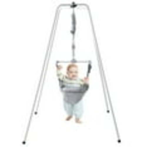 BENTISM 2 in 1 Baby Jumper with Stand, Height-Adjustable Baby Jumpers and Bouncers, 35LBS Loading Toddler Infant Jumper for 3+ Months, Quick-Folding Indoor/Outdoor Jumper Exerciser Babies