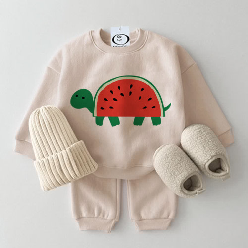 Baby 2-Piece Watermelon Tortoise Beige Set